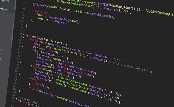 abstract business code coder
